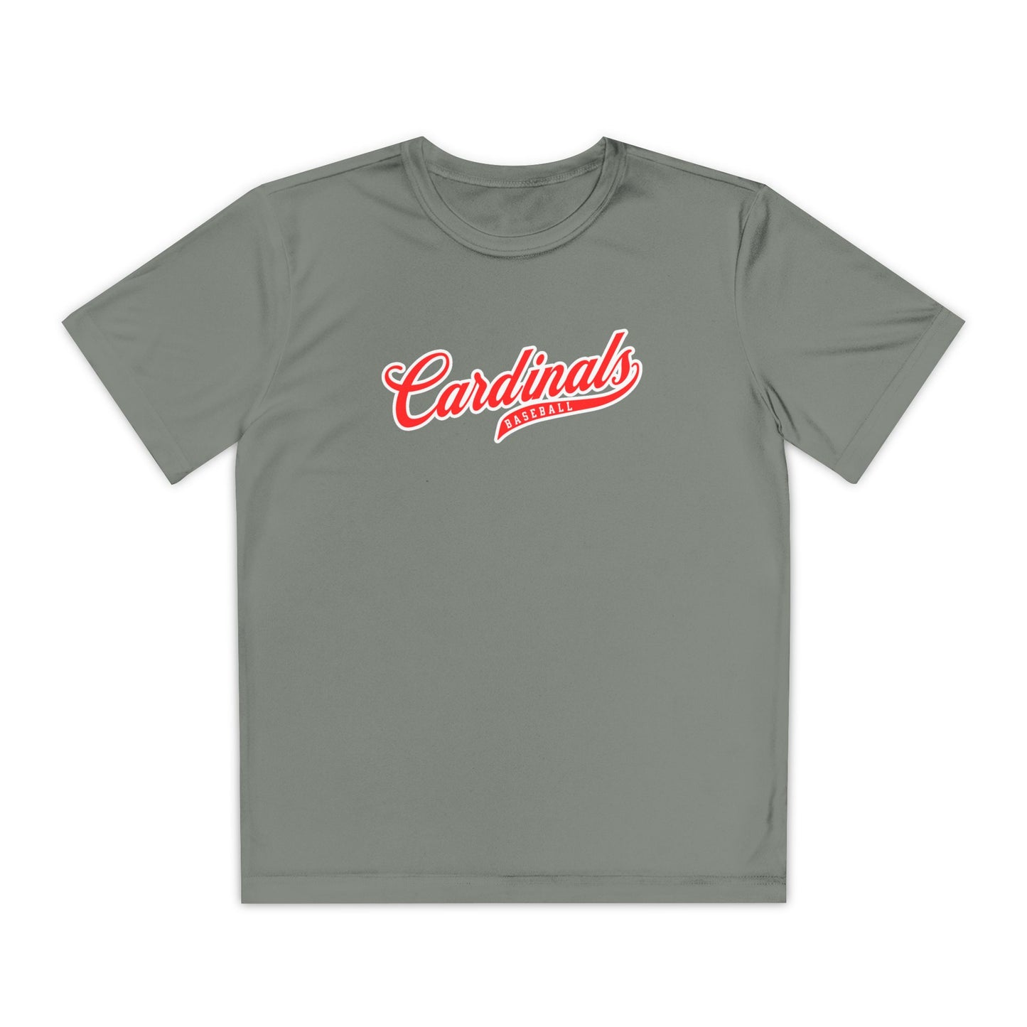 Retro Baseball Script Tee - DriFit - Youth