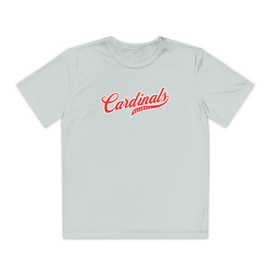 Retro Baseball Script Tee - DriFit - Youth