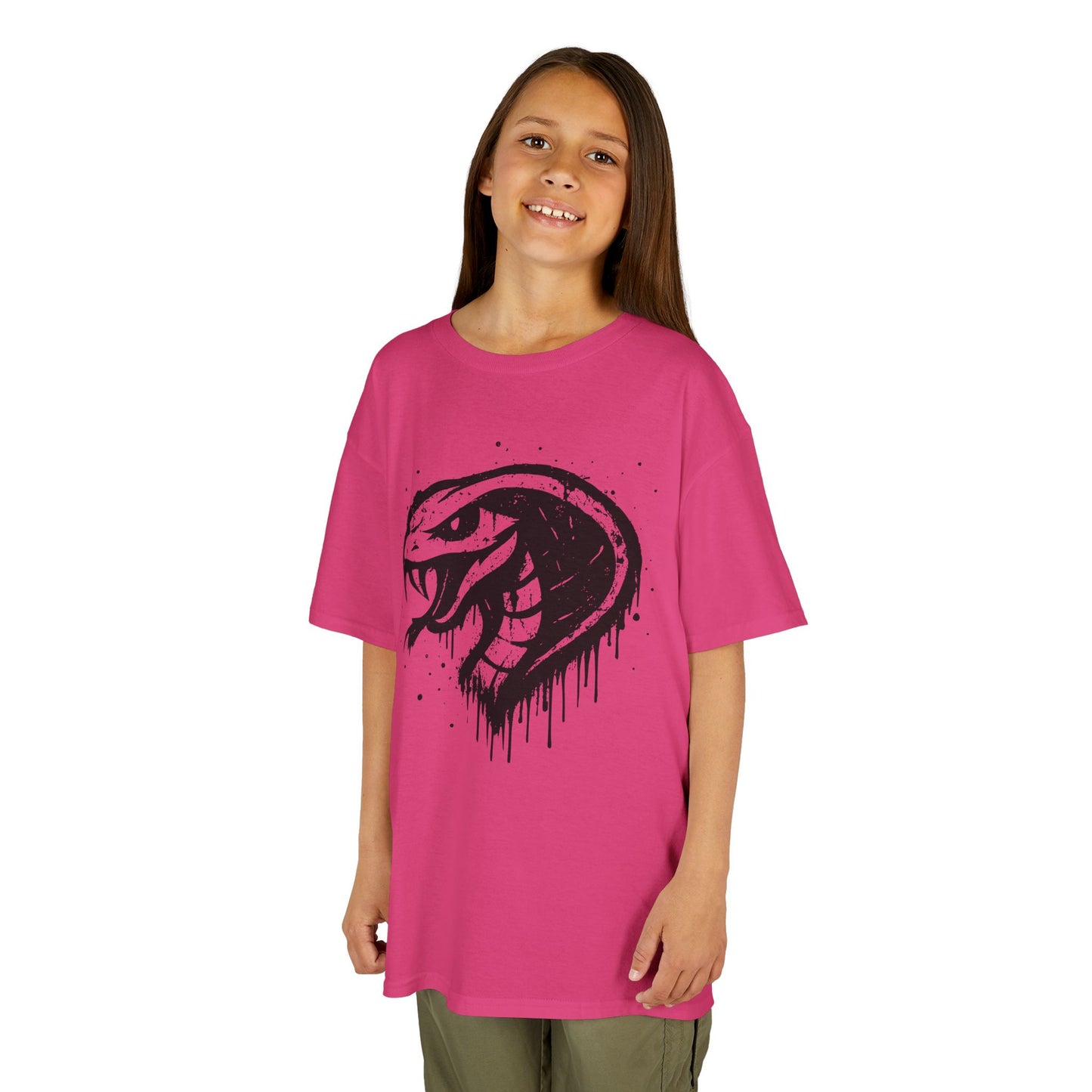 Fountain Lake - Youth Pink Out Logo Drip