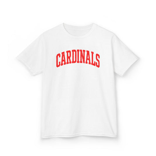 Cardinal Bold Letter Tee - Youth