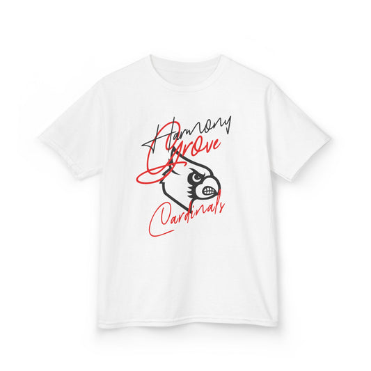 Cardinal Logo Script Tee - Youth