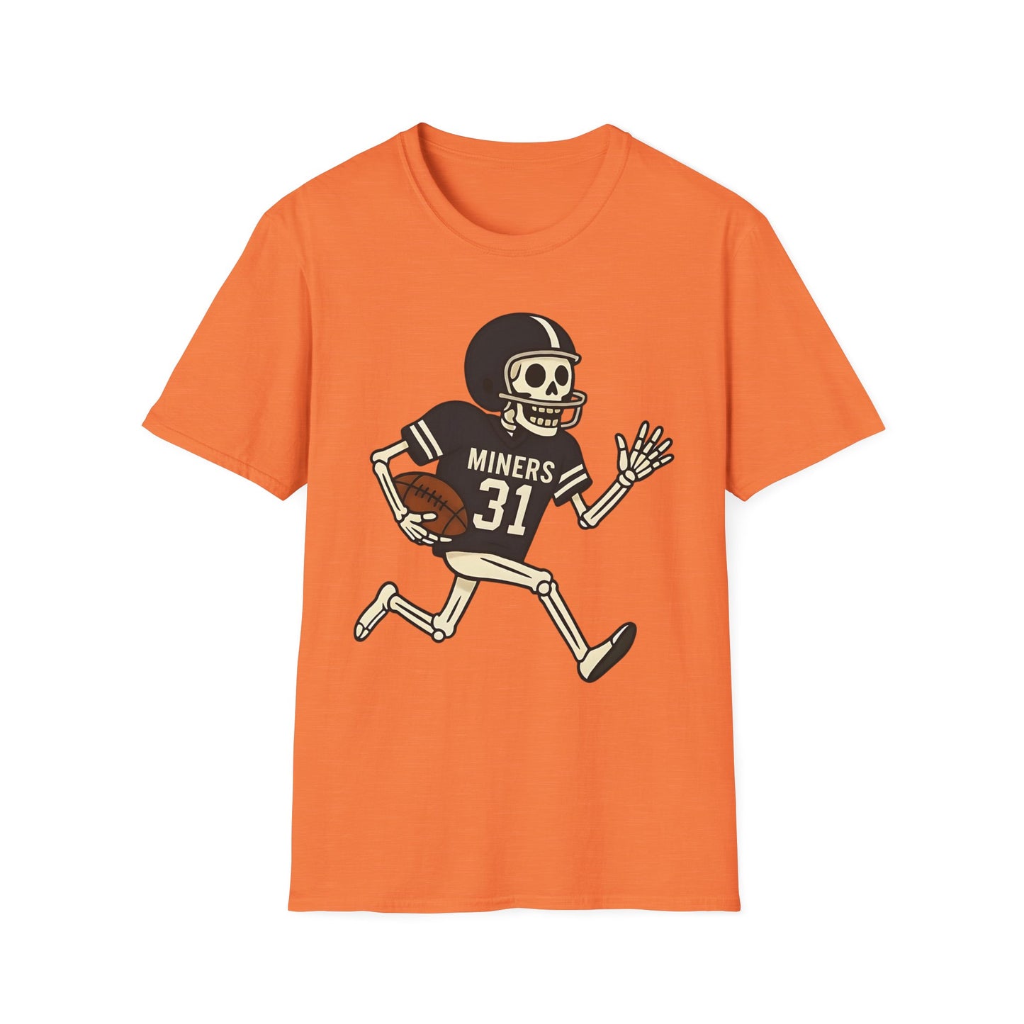 Bauxite Skeleton Football Tee