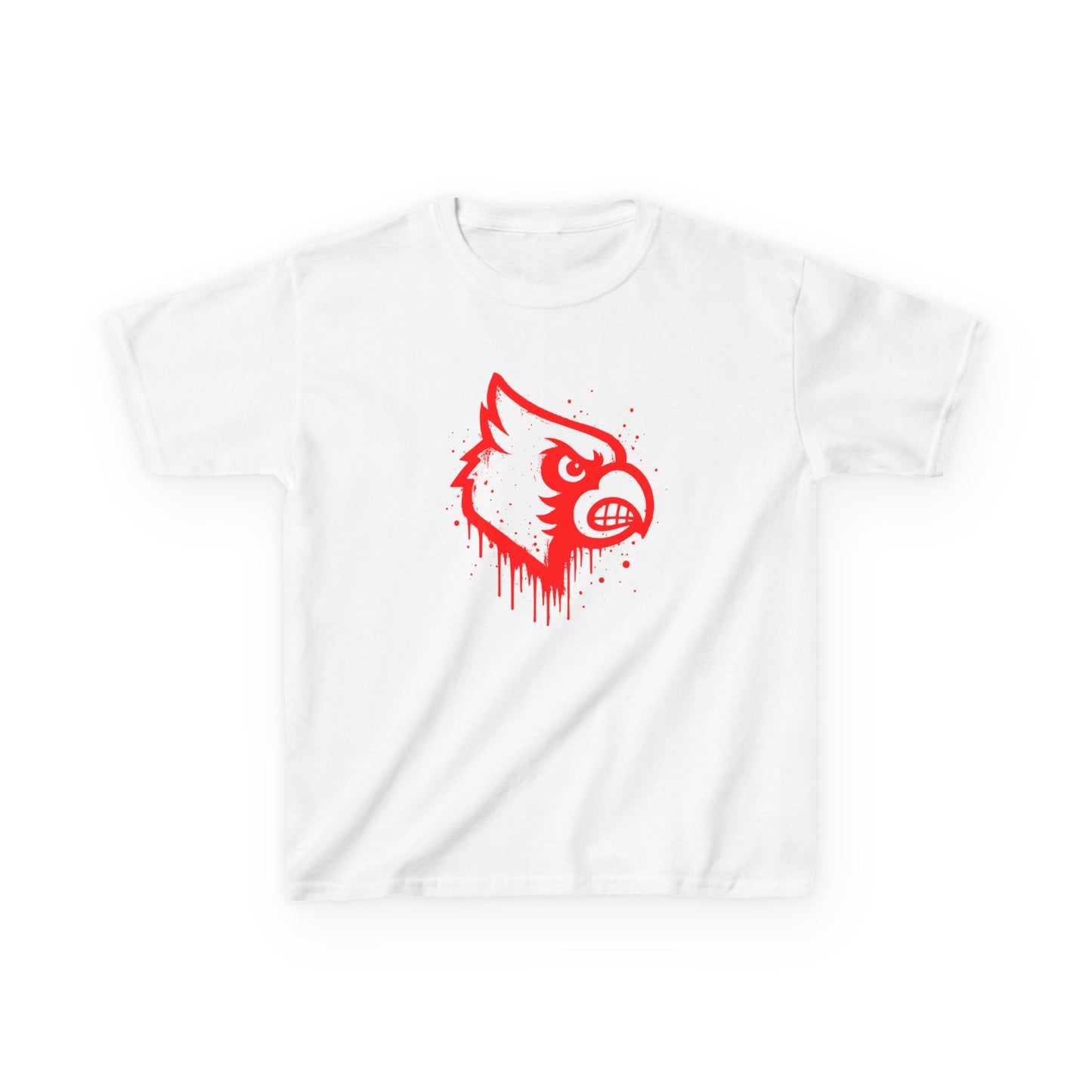 Cardinal Paint Drip Mascot - Youth
