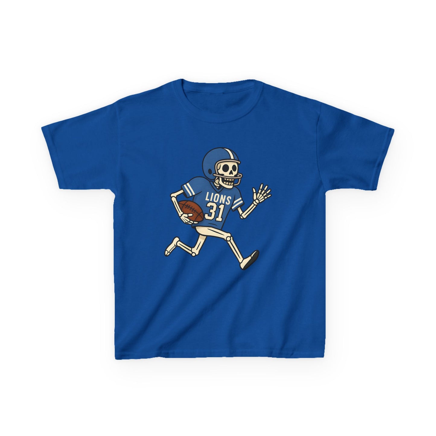 Jessieville Skeleton Football Tee - Youth