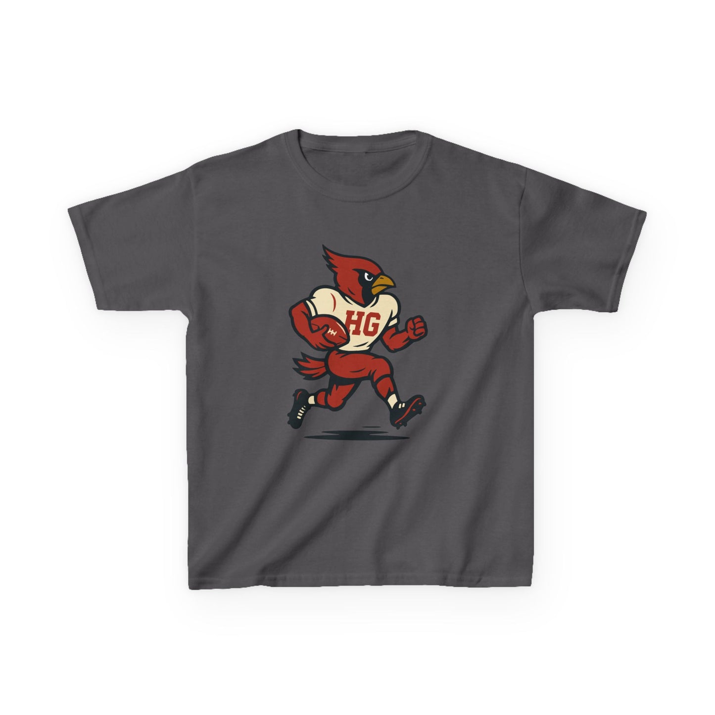 Retro Cardinal Football Tee - Youth