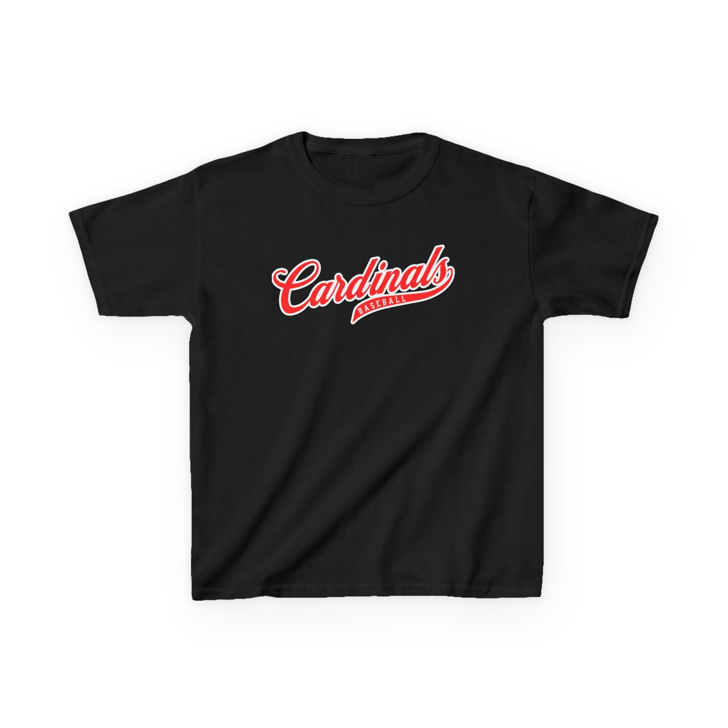Retro Baseball Script Tee - Youth