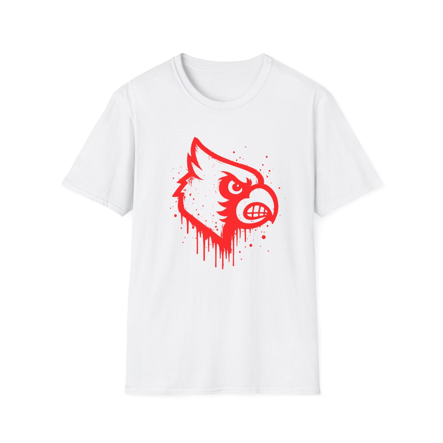 Cardinal Paint Drip Mascot