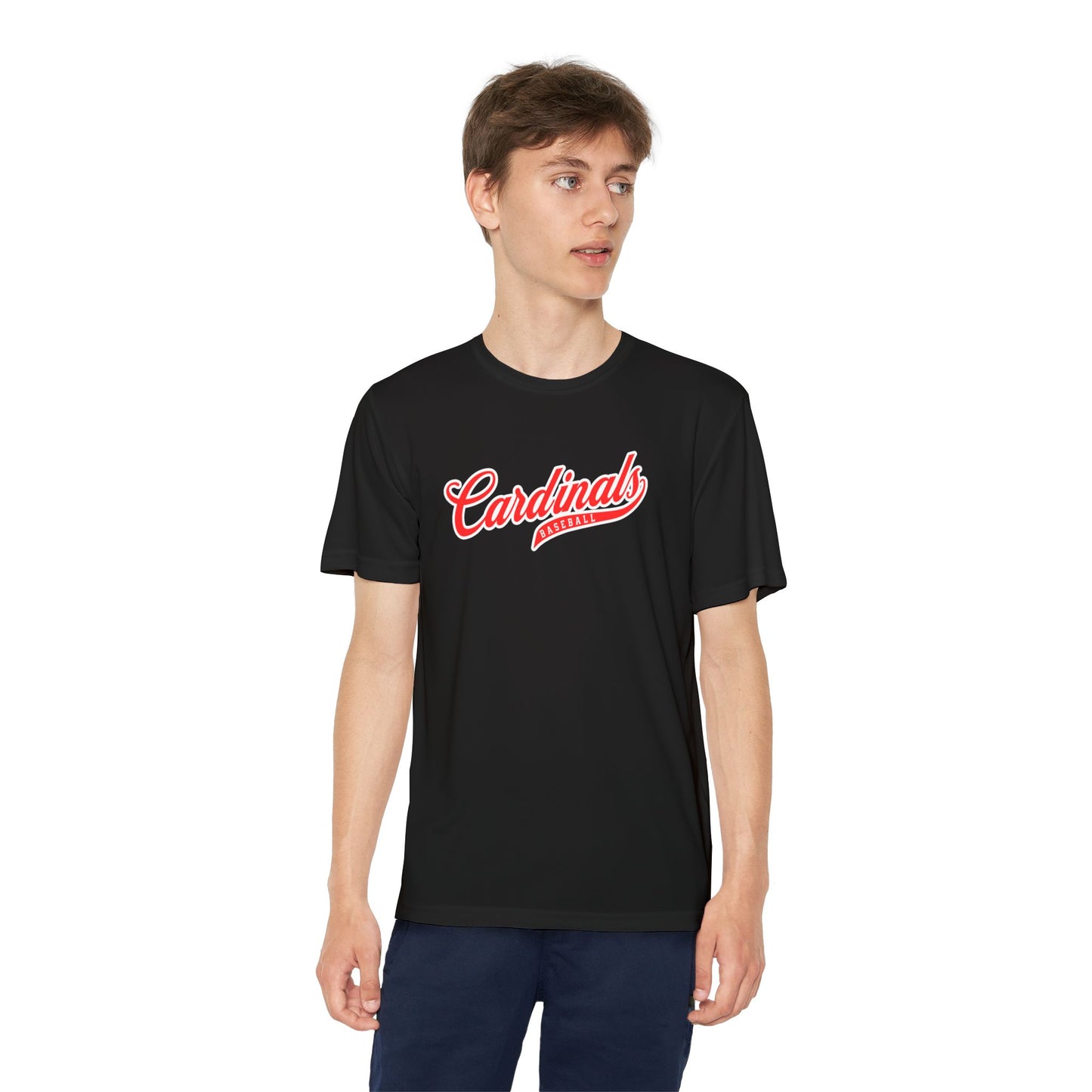 Retro Baseball Script Tee - DriFit - Youth