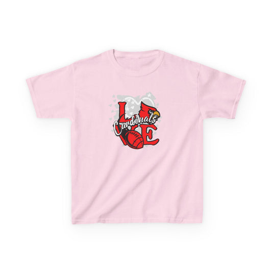 Cardinals Love Football T-Shirt- Youth