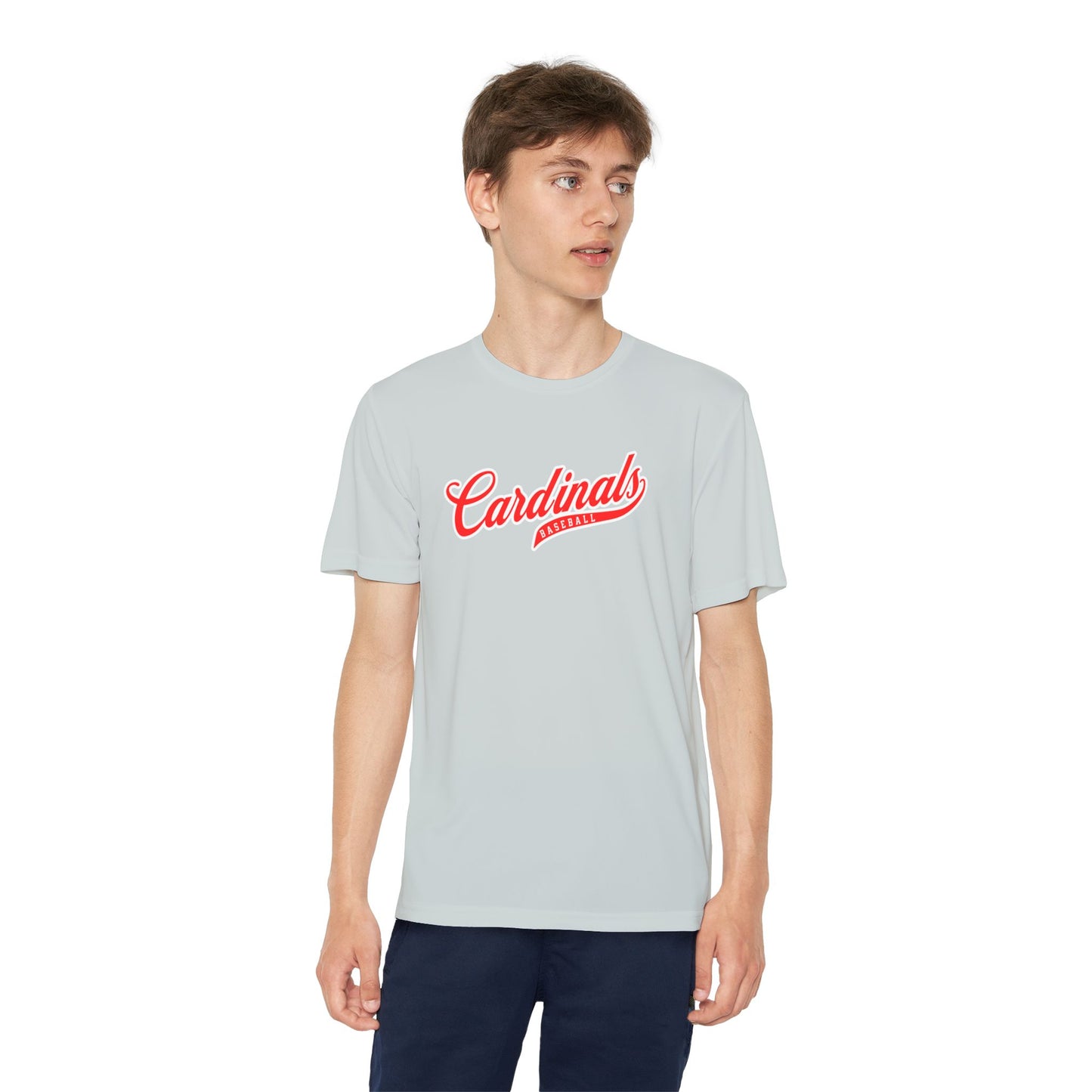 Retro Baseball Script Tee - DriFit - Youth