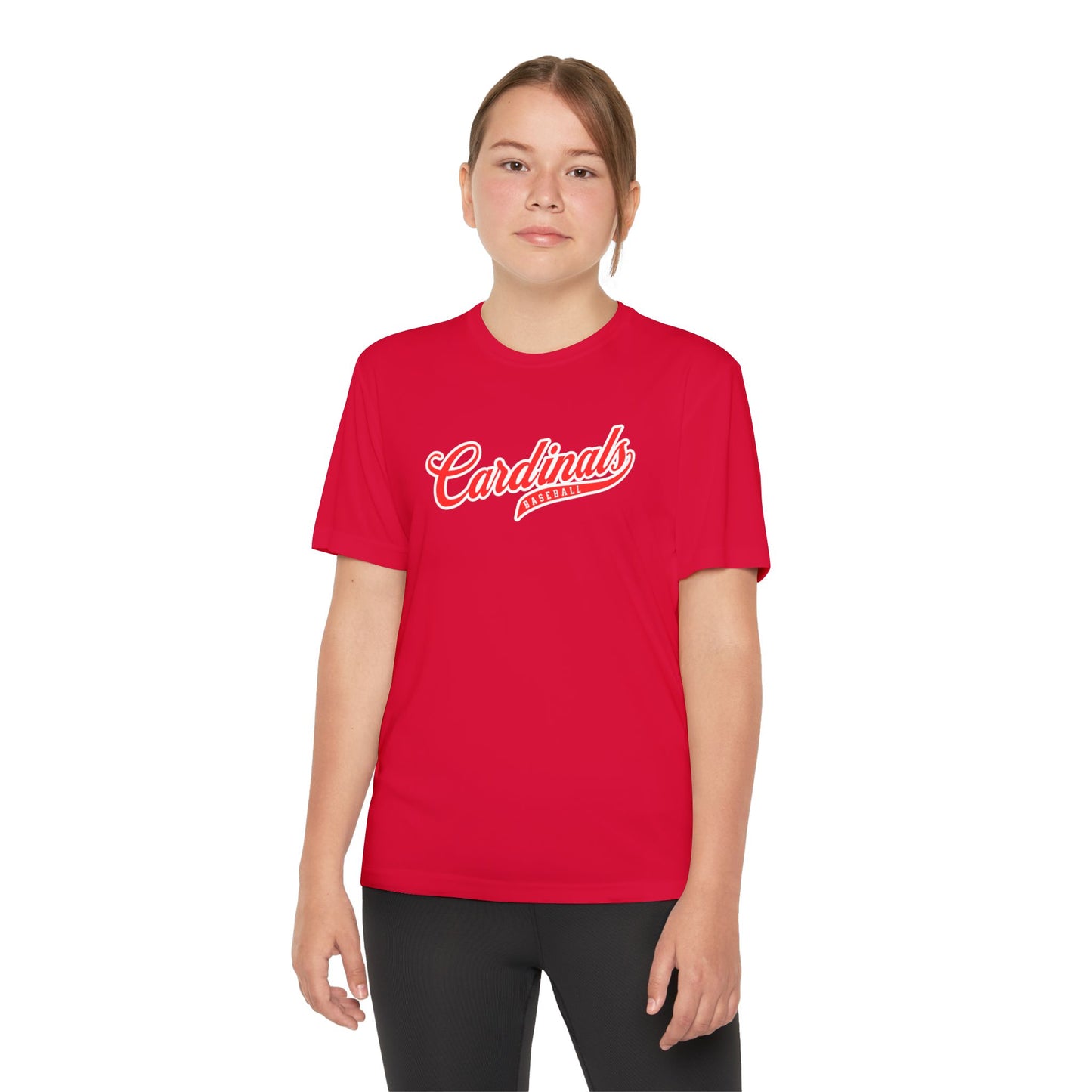 Retro Baseball Script Tee - DriFit - Youth