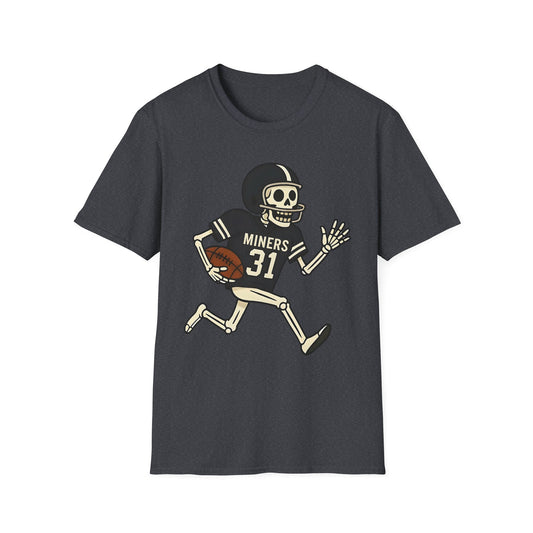 Bauxite Skeleton Football Tee