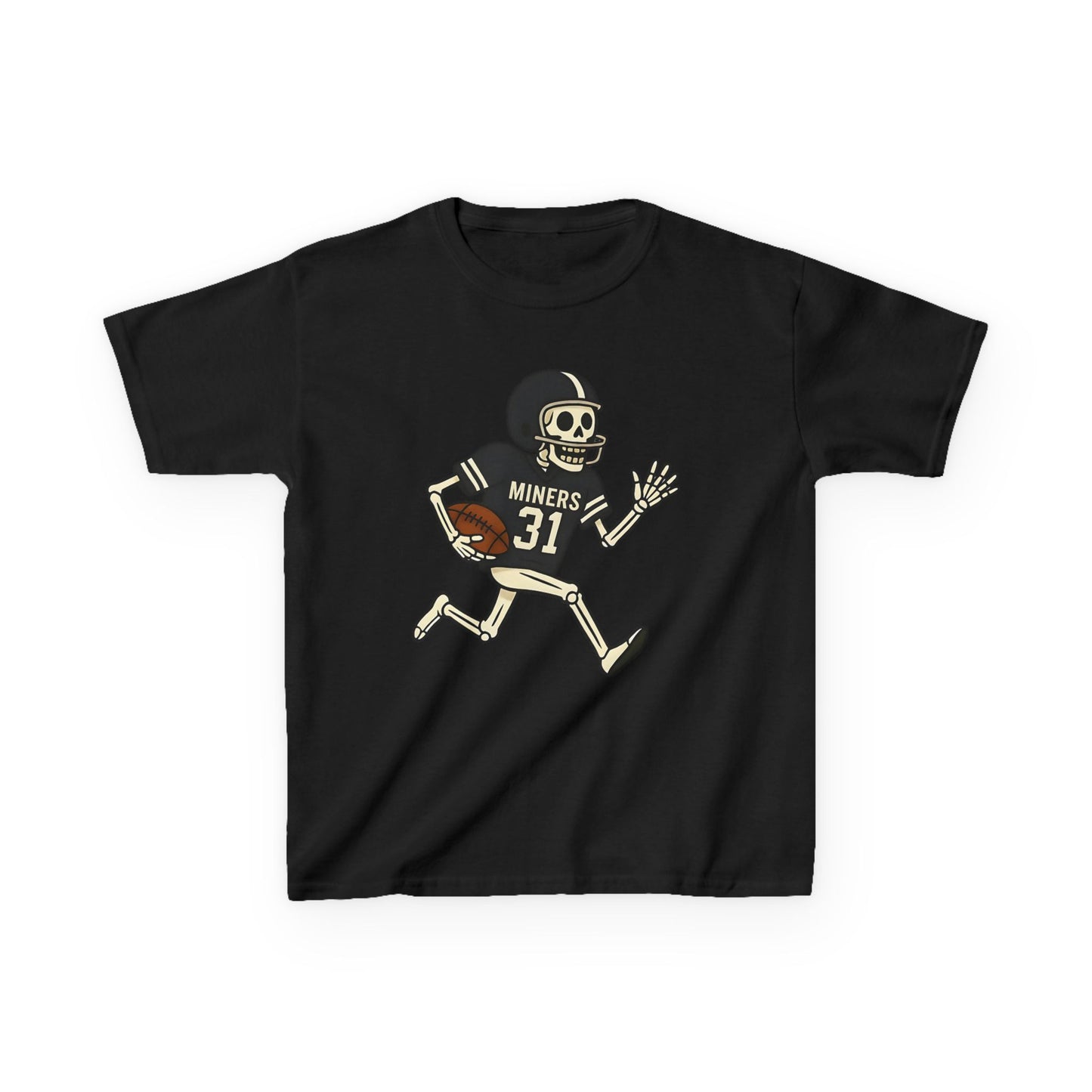 Bauxite Skeleton Football Tee - Youth