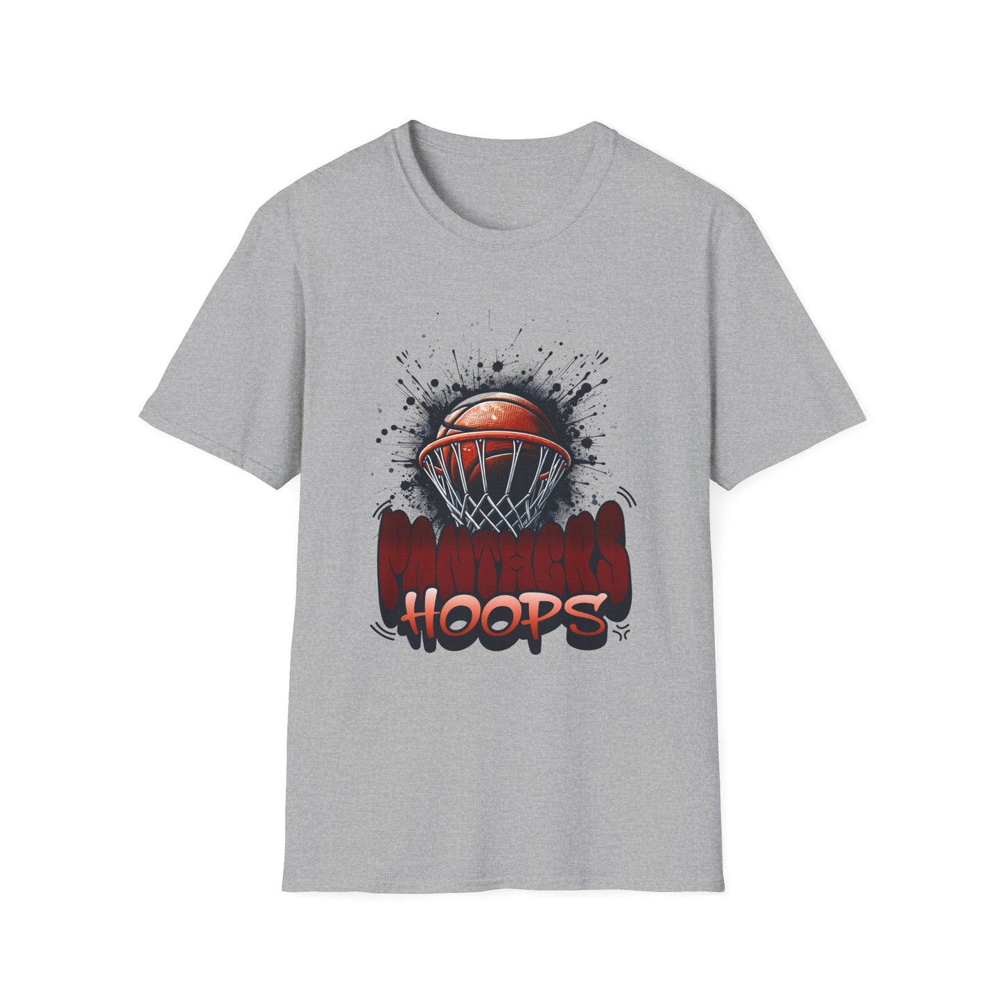 Panthers Hoops Basketball T‑Shirt