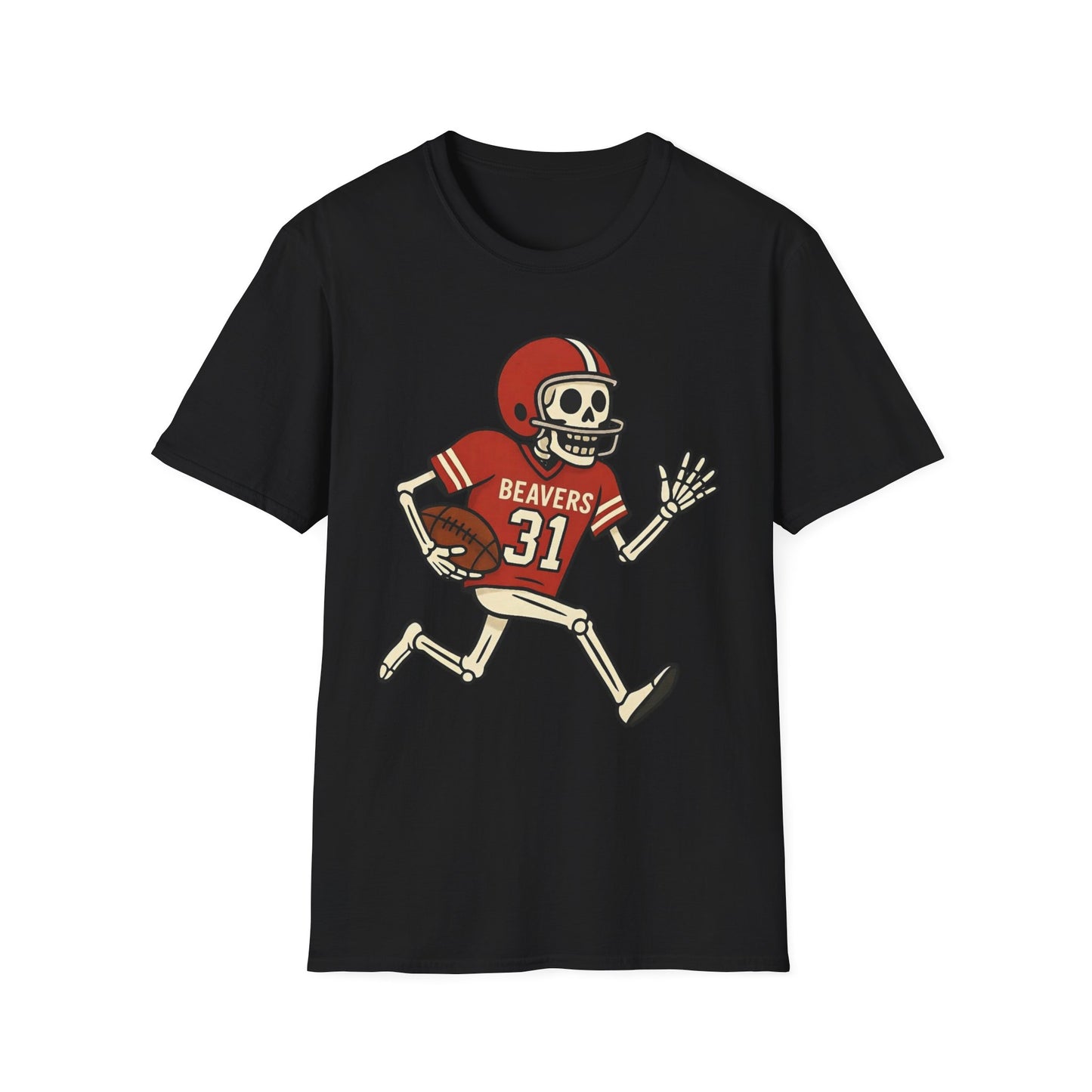 Glen Rose Skeleton Football Tee