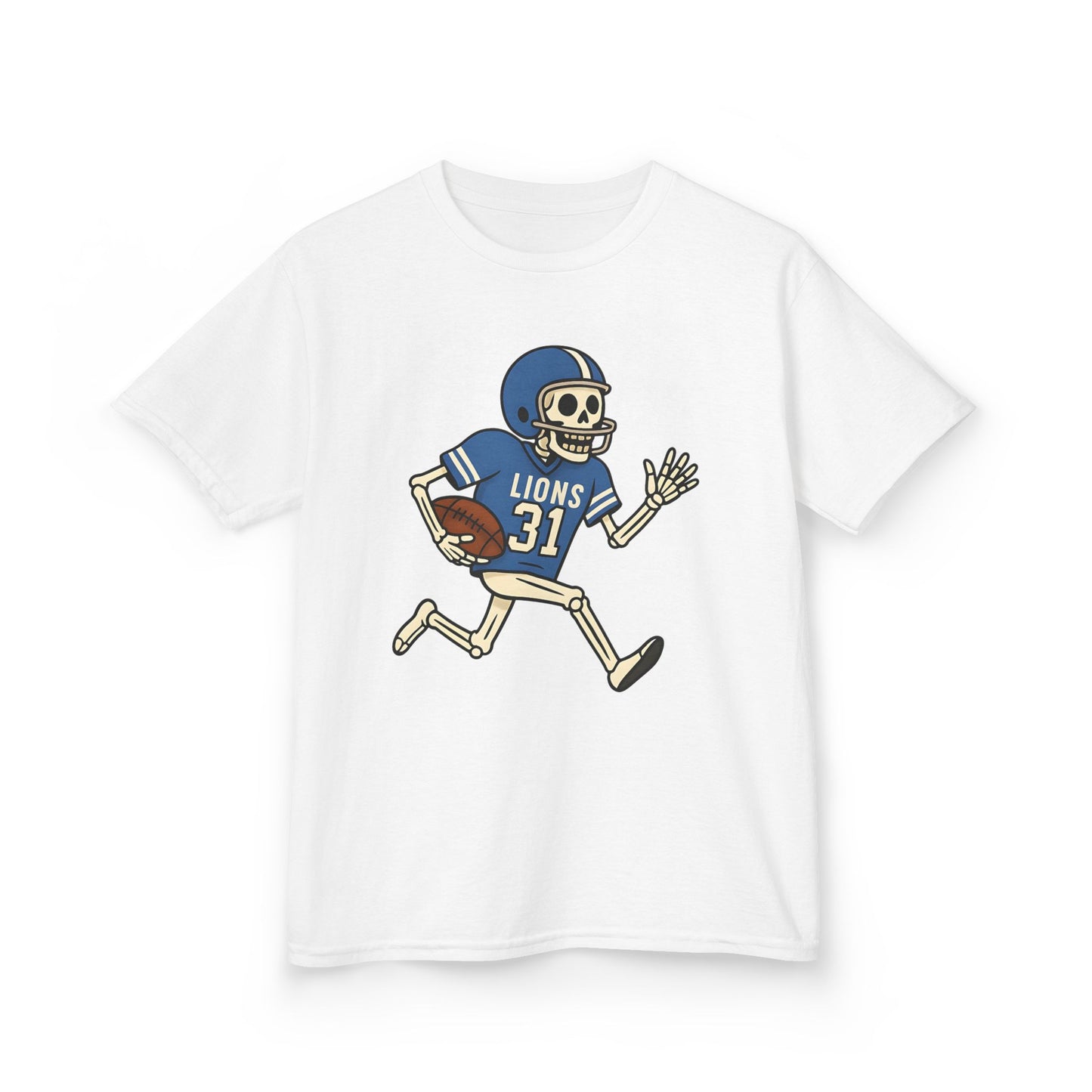 Jessieville Skeleton Football Tee - Youth