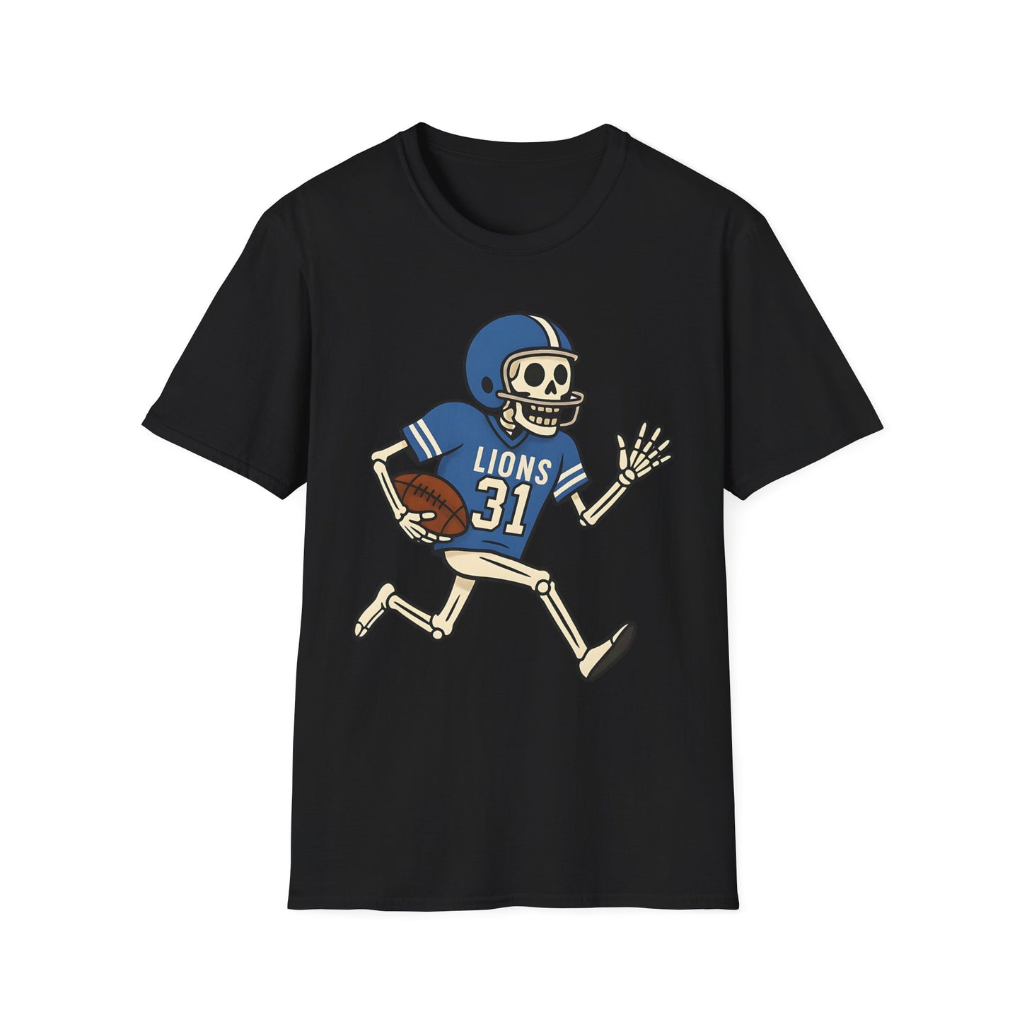 Bismarck Skeleton Football Tee