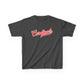 Retro Baseball Script Tee - Youth