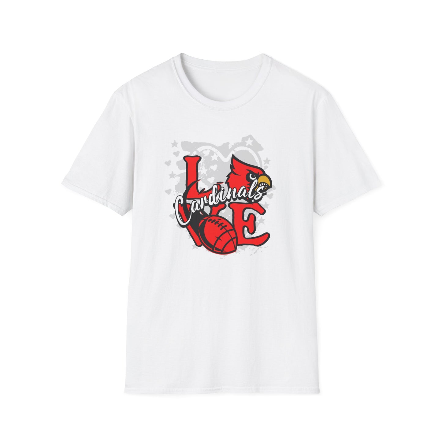 Cardinals Love Football T-Shirt