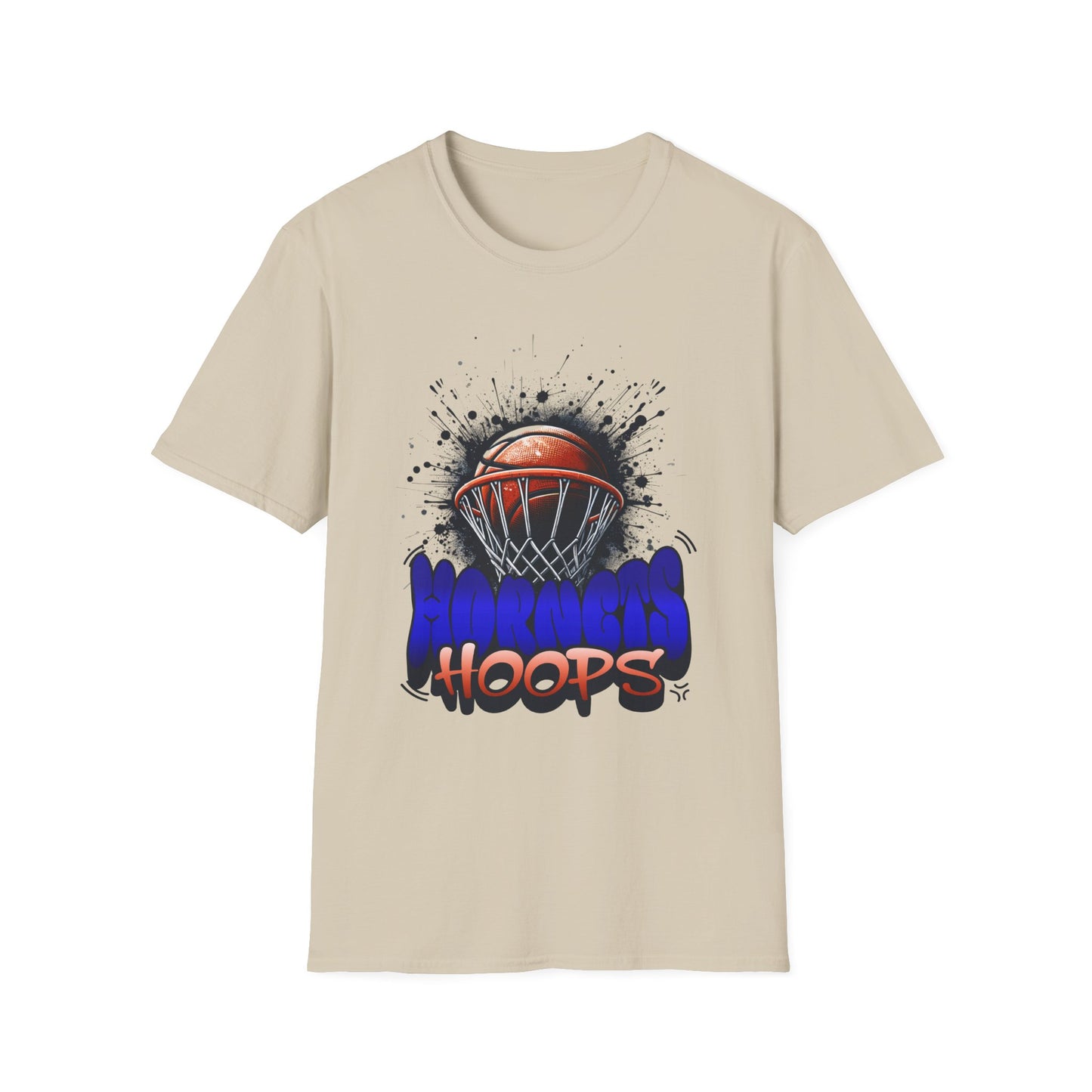 Hornets Hoops Basketball T-Shirt