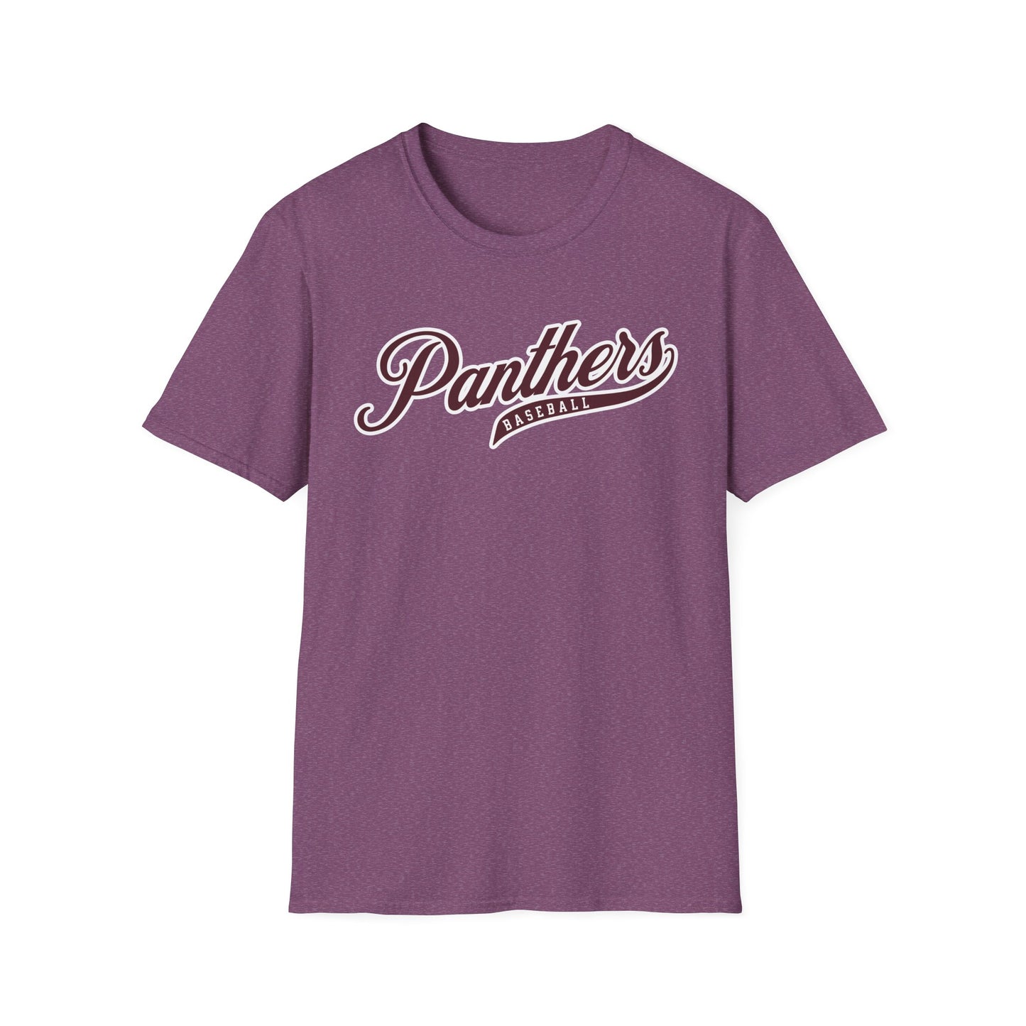 Panthers Baseball Script T-Shirt