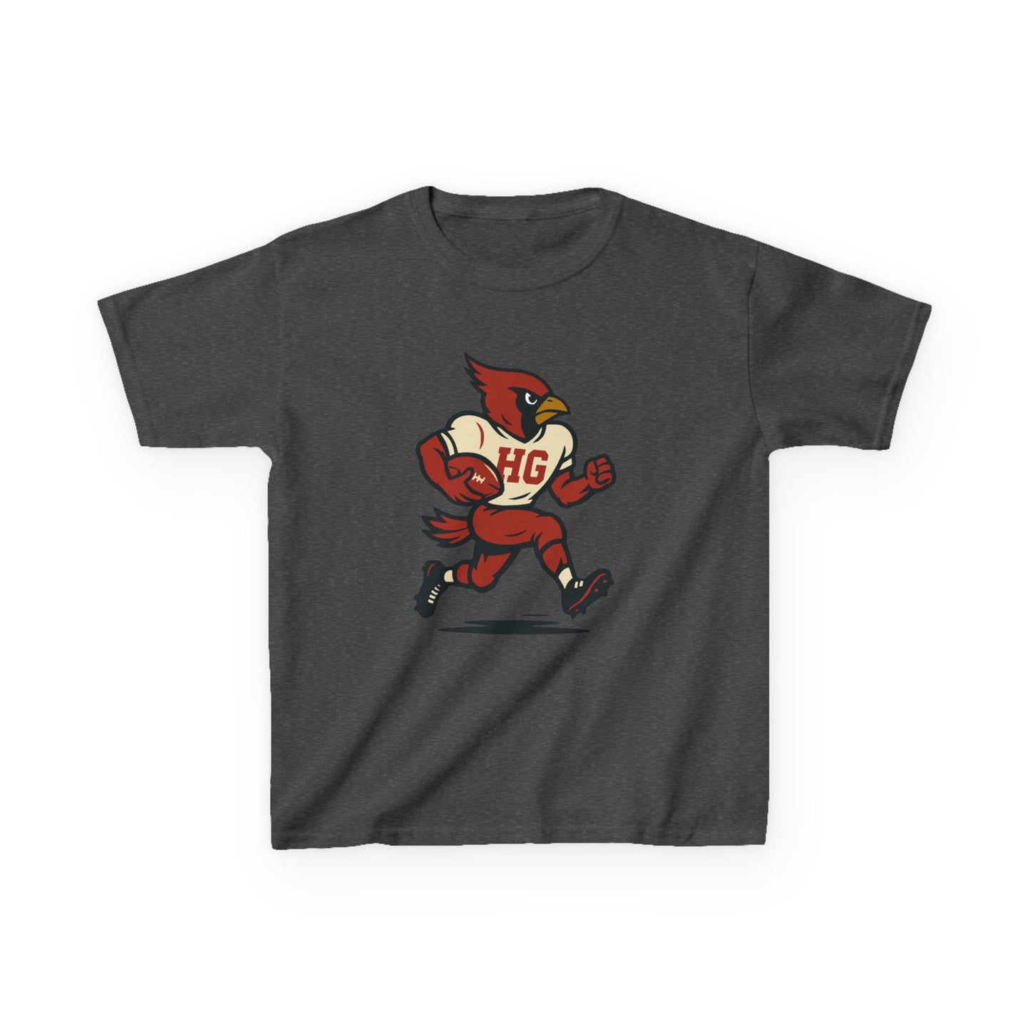Retro Cardinal Football Tee - Youth