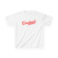 Retro Baseball Script Tee - Youth