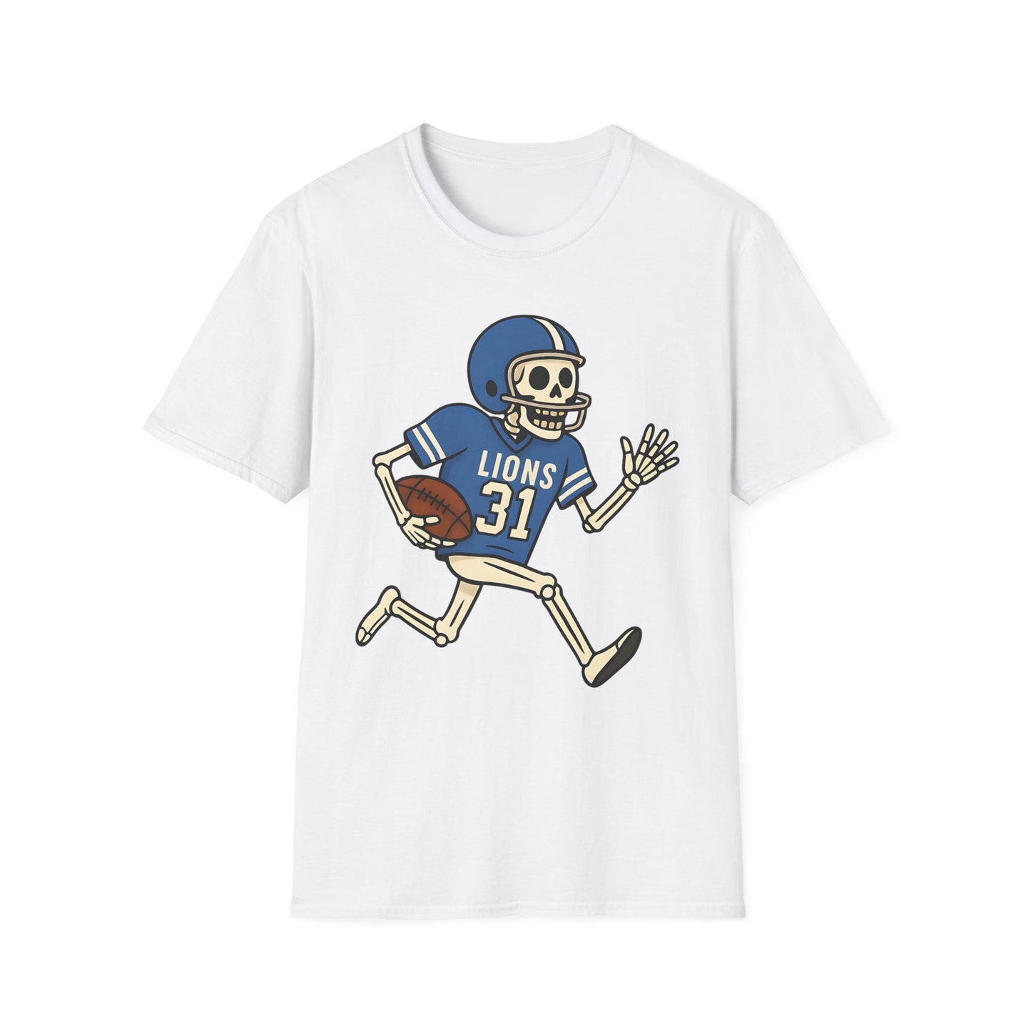 Bismarck Skeleton Football Tee
