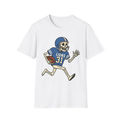 Bismarck Skeleton Football Tee