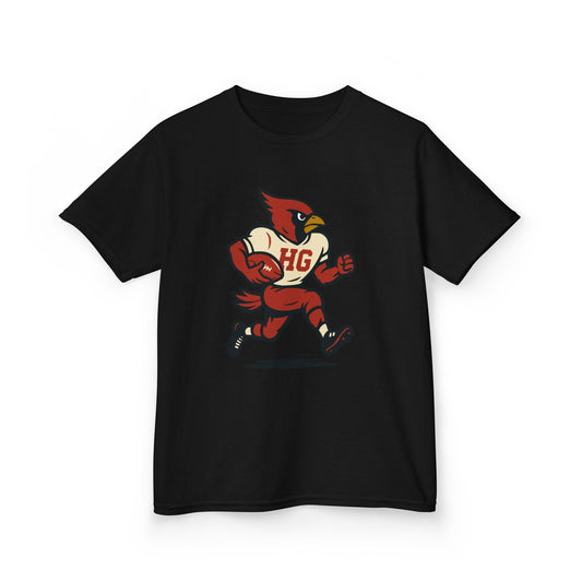 Retro Cardinal Football Tee - Youth