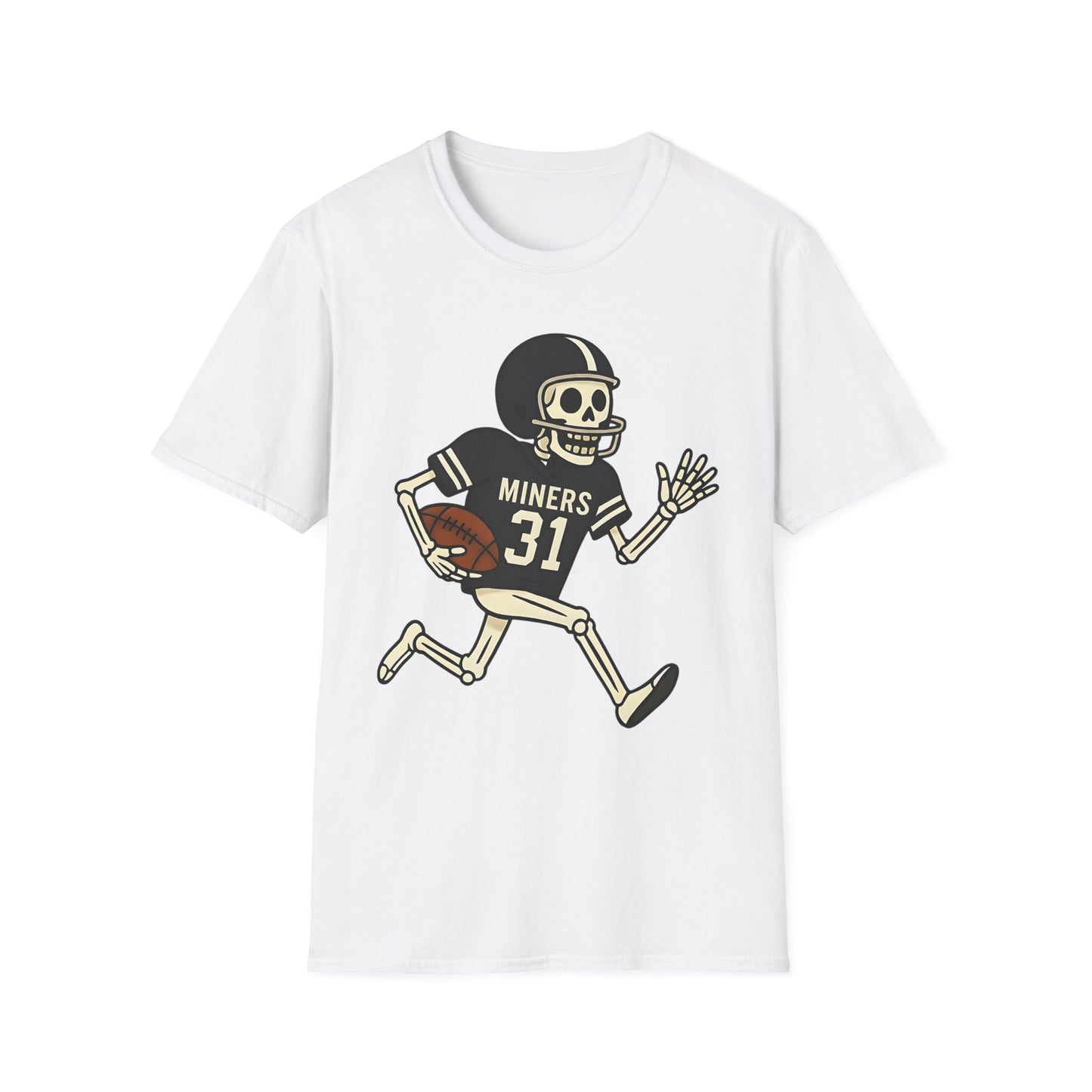 Bauxite Skeleton Football Tee