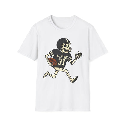 Bauxite Skeleton Football Tee