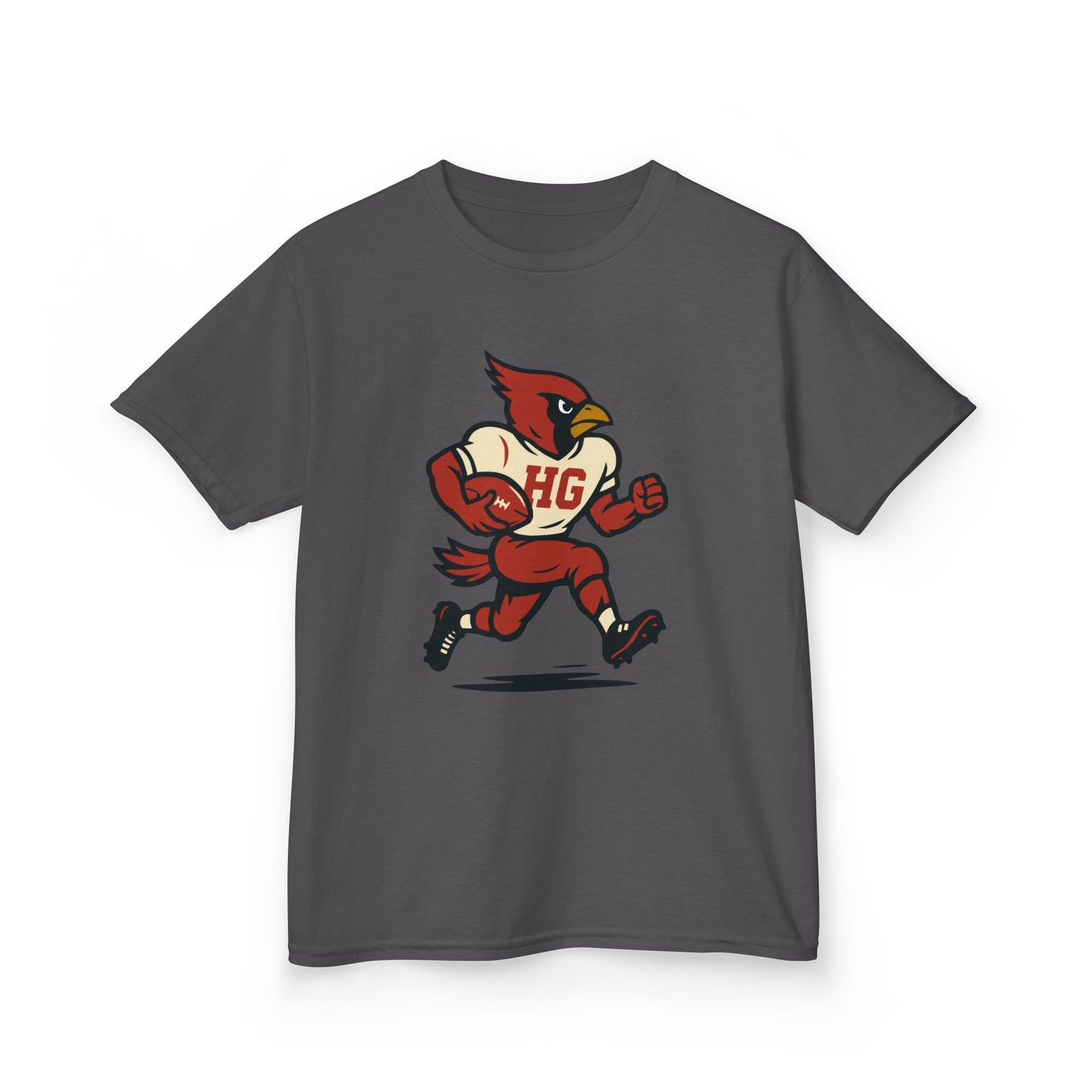 Retro Cardinal Football Tee - Youth