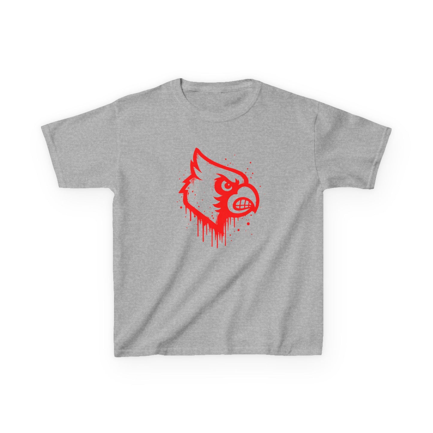 Cardinal Paint Drip Mascot - Youth