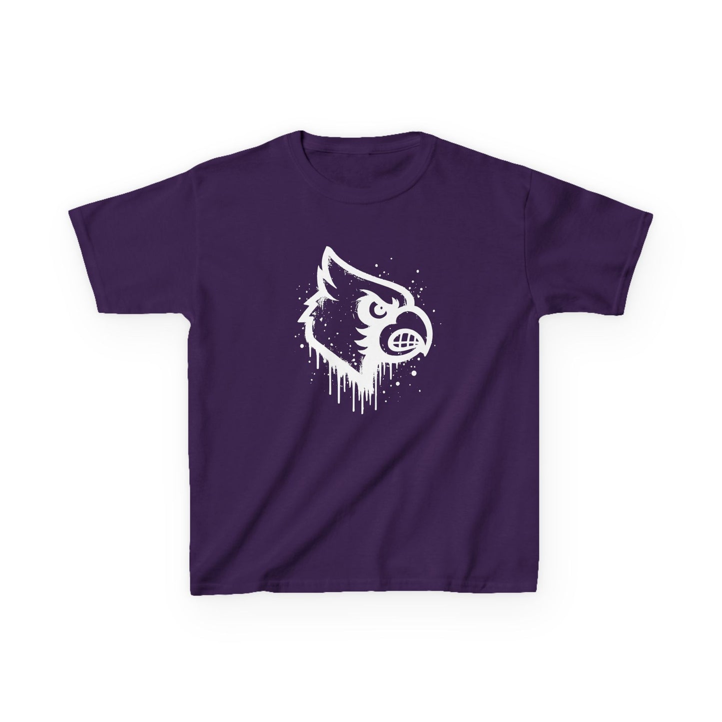 Cardinal Paint Drip Mascot - Youth
