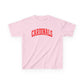 Cardinal Bold Letter Tee - Youth