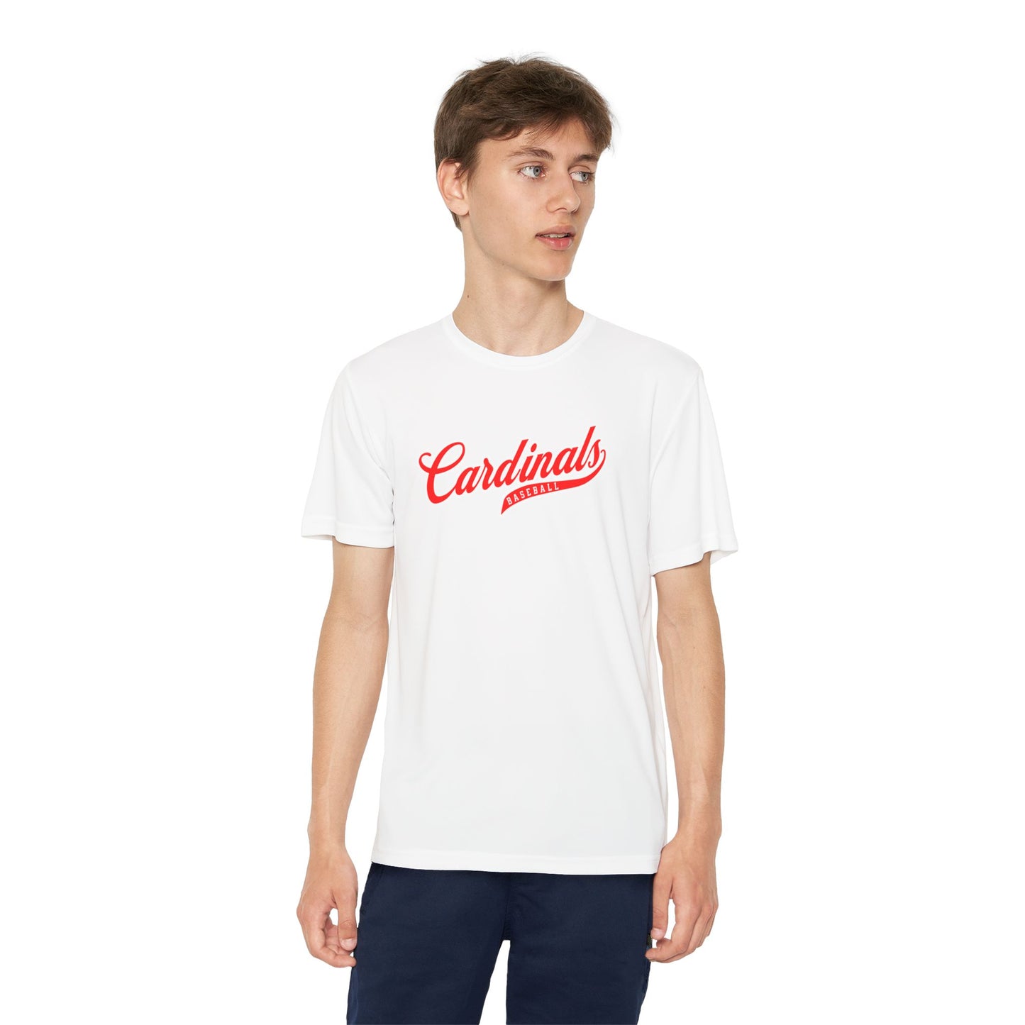 Retro Baseball Script Tee - DriFit - Youth