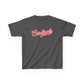 Retro Baseball Script Tee - Youth