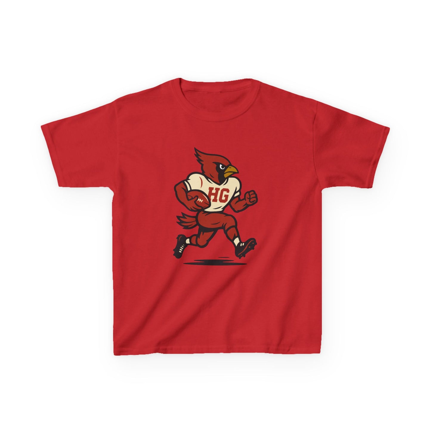 Retro Cardinal Football Tee - Youth