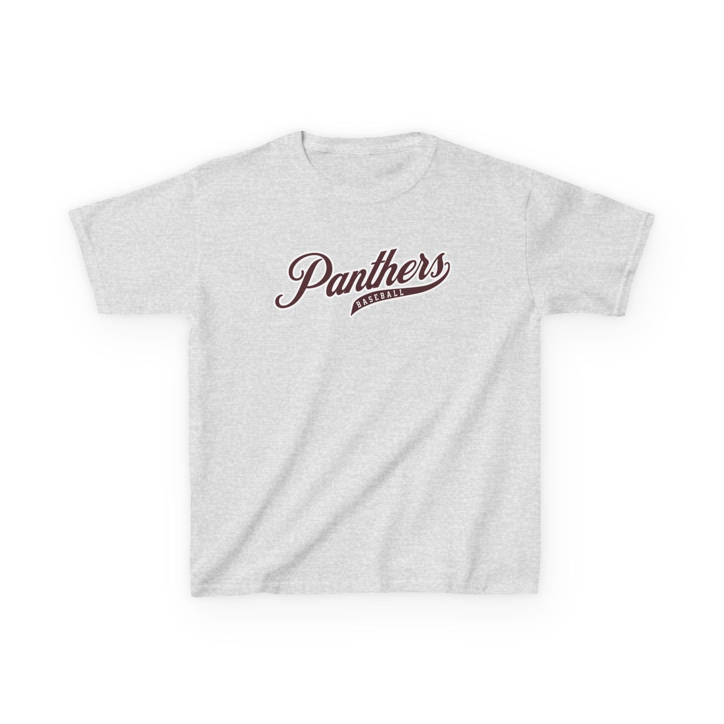 Panthers Baseball Script T-Shirt — Youth