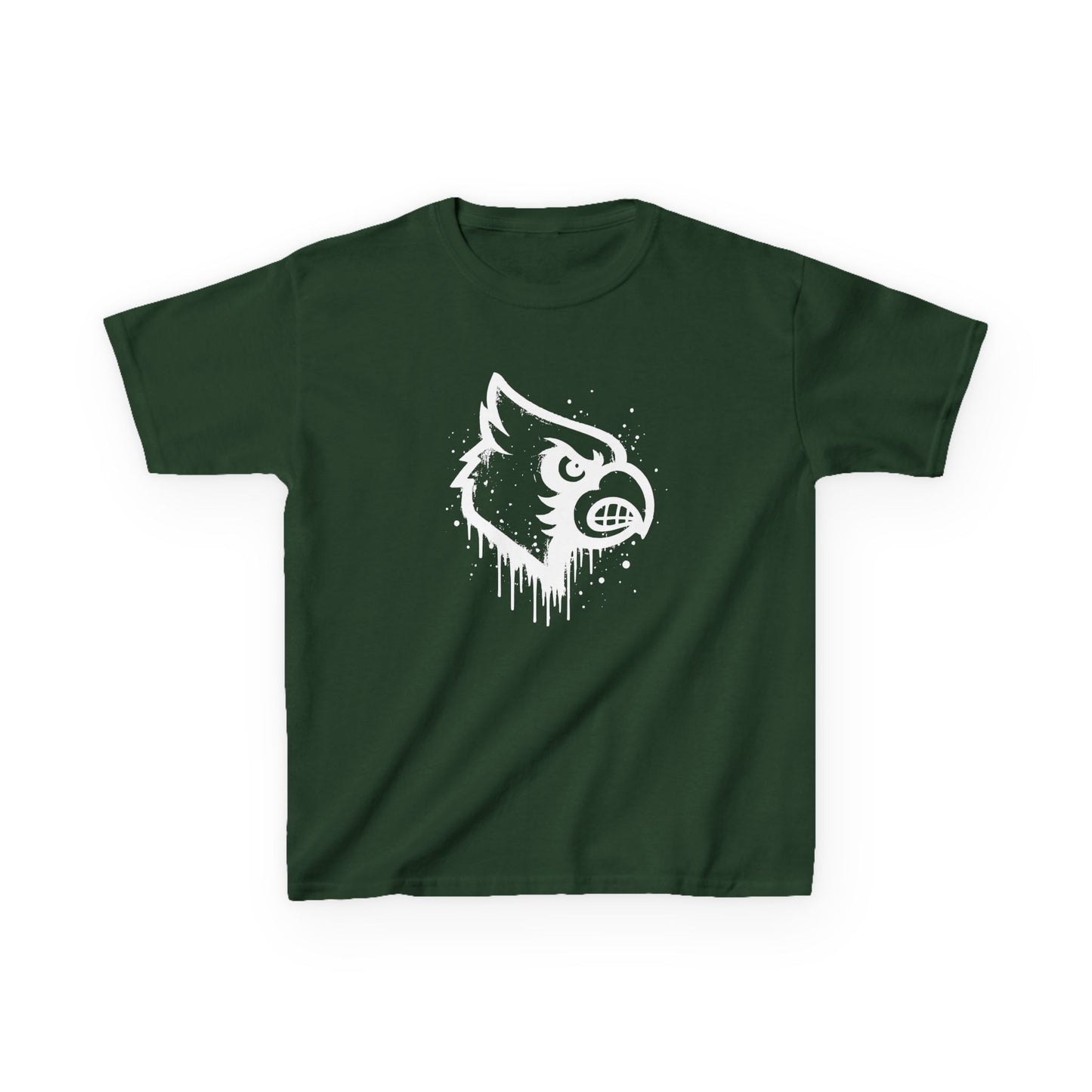 Cardinal Paint Drip Mascot - Youth