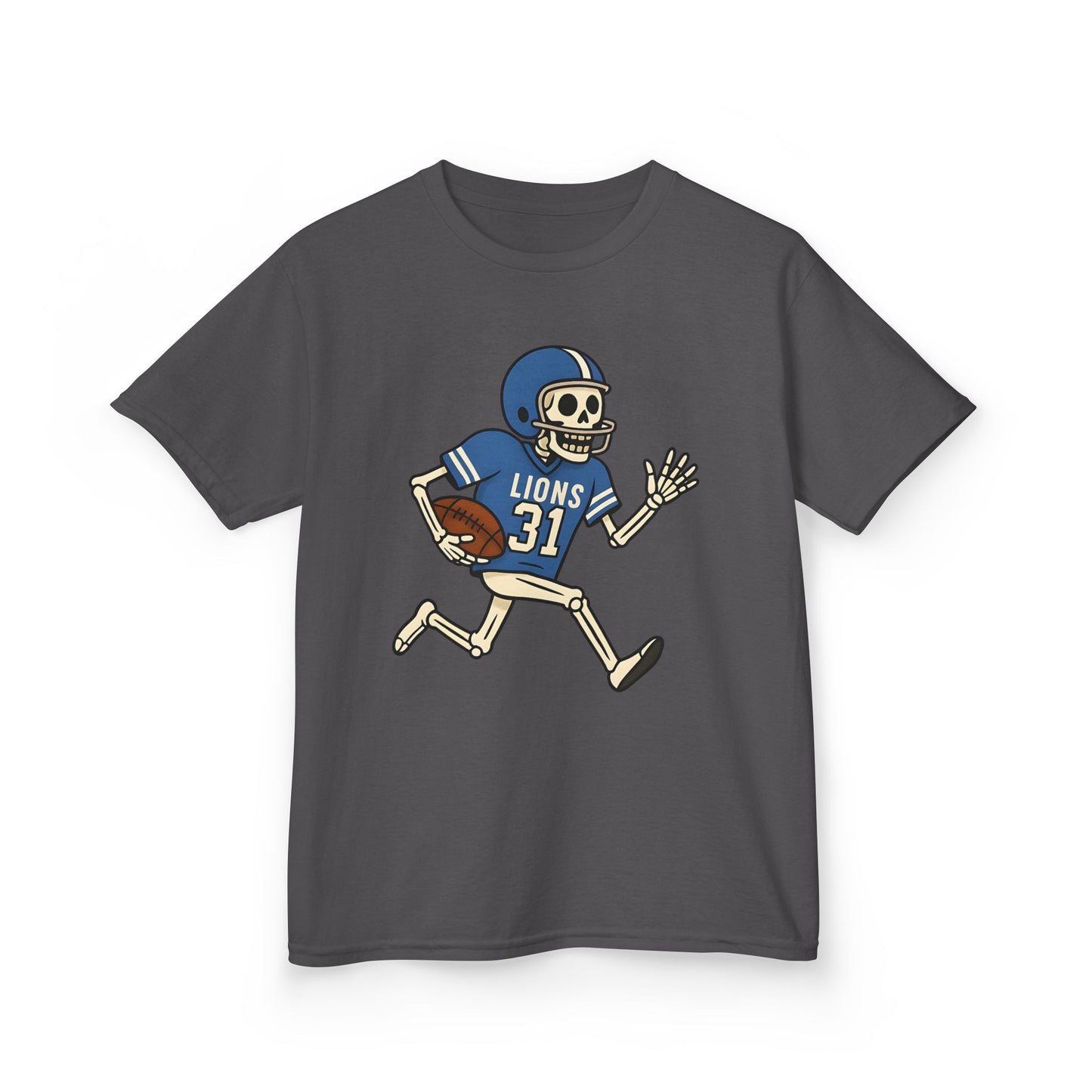 Jessieville Skeleton Football Tee - Youth