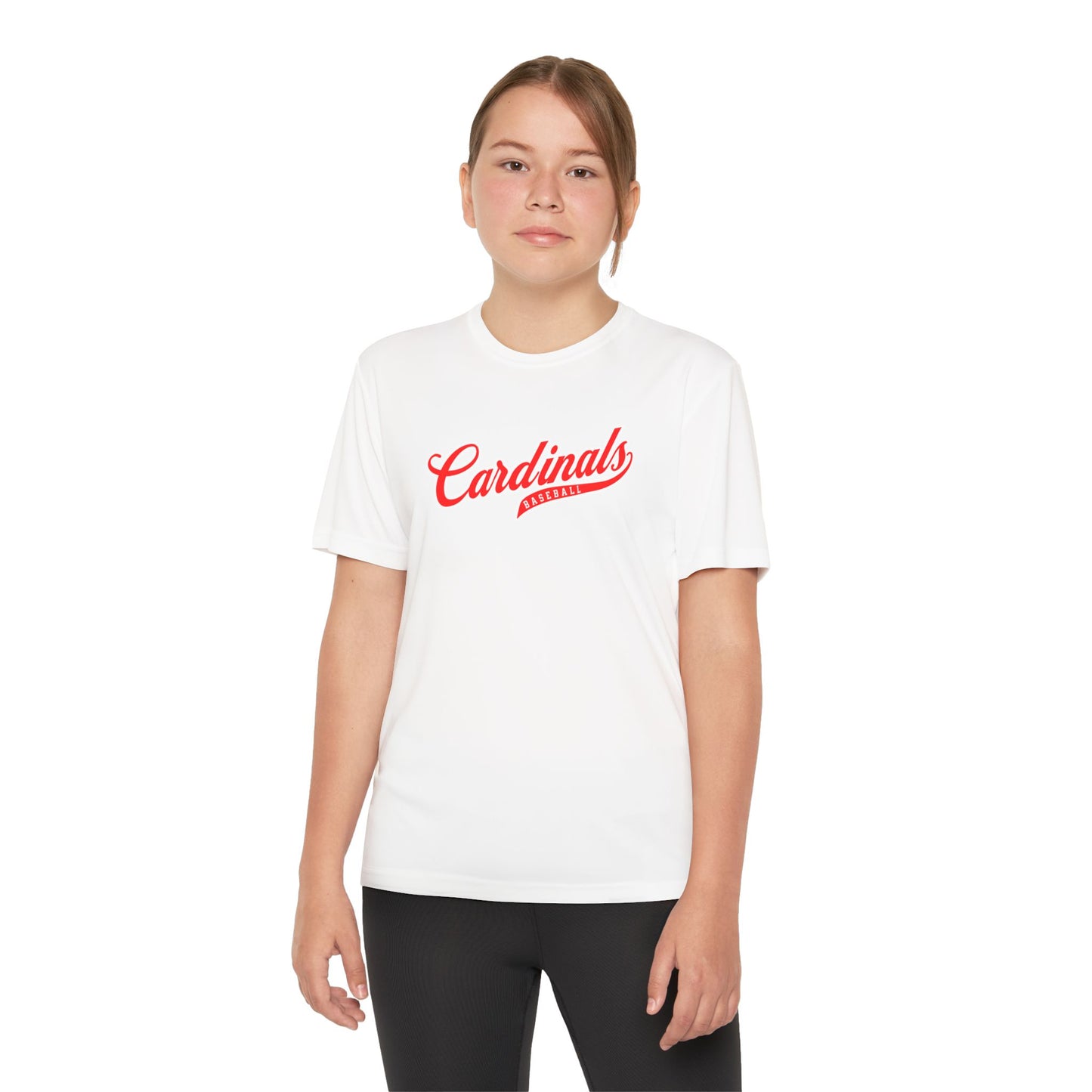 Retro Baseball Script Tee - DriFit - Youth