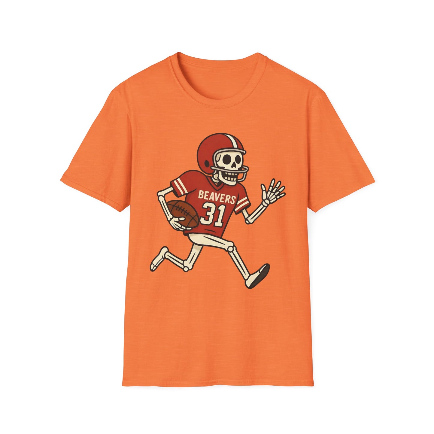 Glen Rose Skeleton Football Tee