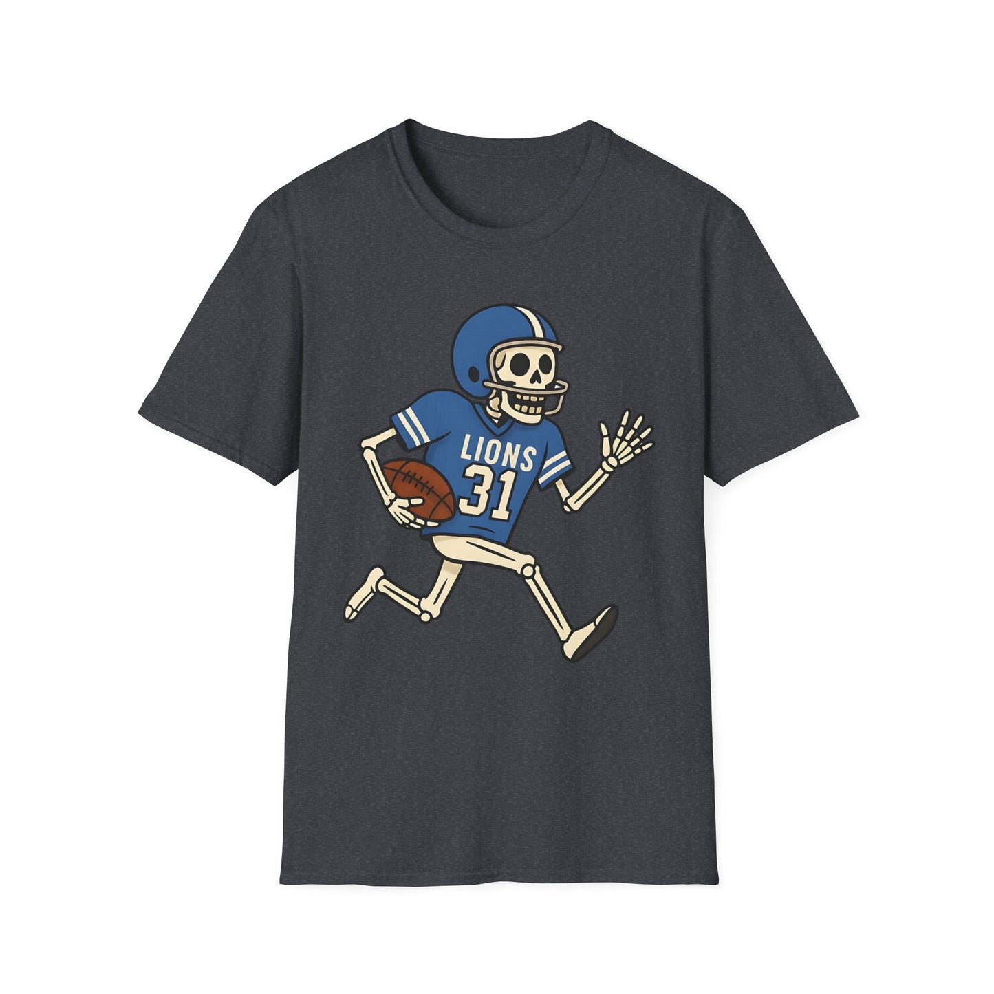 Bismarck Skeleton Football Tee
