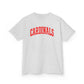 Cardinal Bold Letter Tee - Youth