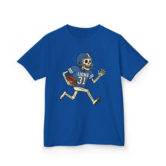 Jessieville Skeleton Football Tee - Youth