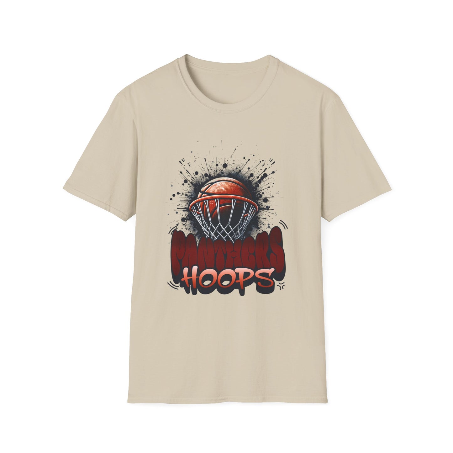 Panthers Hoops Basketball T‑Shirt