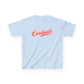 Retro Baseball Script Tee - Youth
