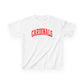 Cardinal Bold Letter Tee - Youth